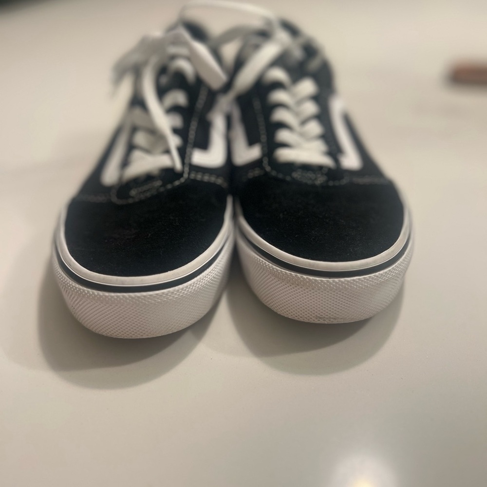 Vans Kids Classic Black and White Sneakers - Picture 3 of 5